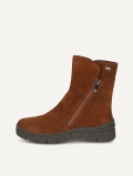 Caprice Stiefelette - Nussfarbenes Wildleder