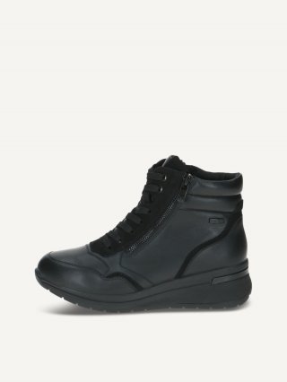 Caprice Stiefelette - Schwarzes Nappaleder