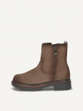 Caprice Stiefelette - Taupefarbenes Nubukleder