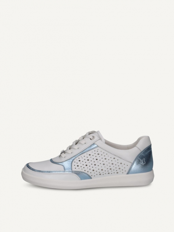 Caprice Sneaker - Weiß/Hellblau