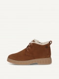 Caprice Stiefelette - Cognacfarbenes Wildleder