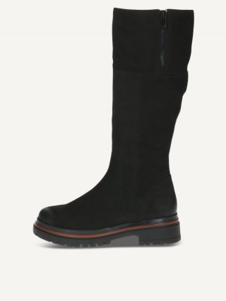 Caprice Stiefel - Schwarzes Nubukleder