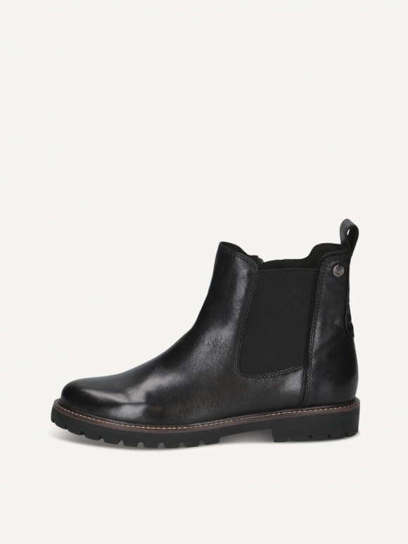 Caprice Stiefelette - Schwarzes Nappaleder