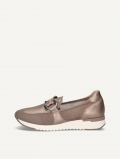 Caprice Slipper - Bronzefarbenes Kammleder