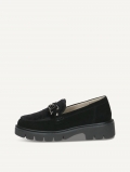 Caprice Slipper - Schwarzes Wildleder