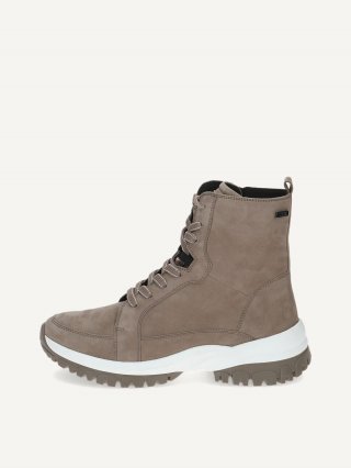 Caprice Stiefelette - Schlammfarbenes Wildleder