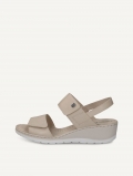 Caprice Sandalette - Perlmutt-Nappaleder