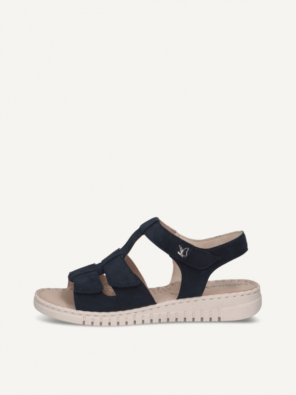 Caprice Sandalette - Ozean-Wildleder