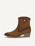 Caprice Stiefelette - Khakifarbenes Wildleder