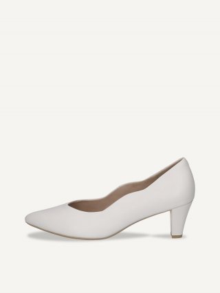 Caprice Pumps - Weißes Nappaleder