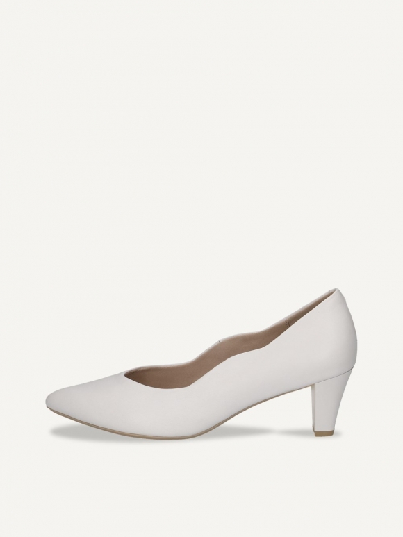 Caprice Pumps - Weißes Nappaleder