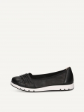 Caprice Ballerina - Black Nappa