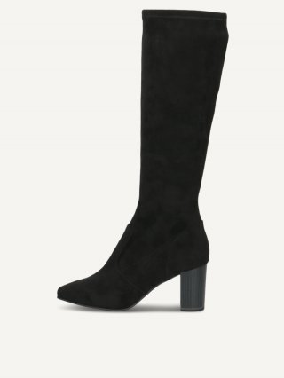 Caprice Stiefel - Schwarzer Stretch