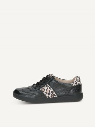 Caprice Sneaker - Schwarzes Rehleder