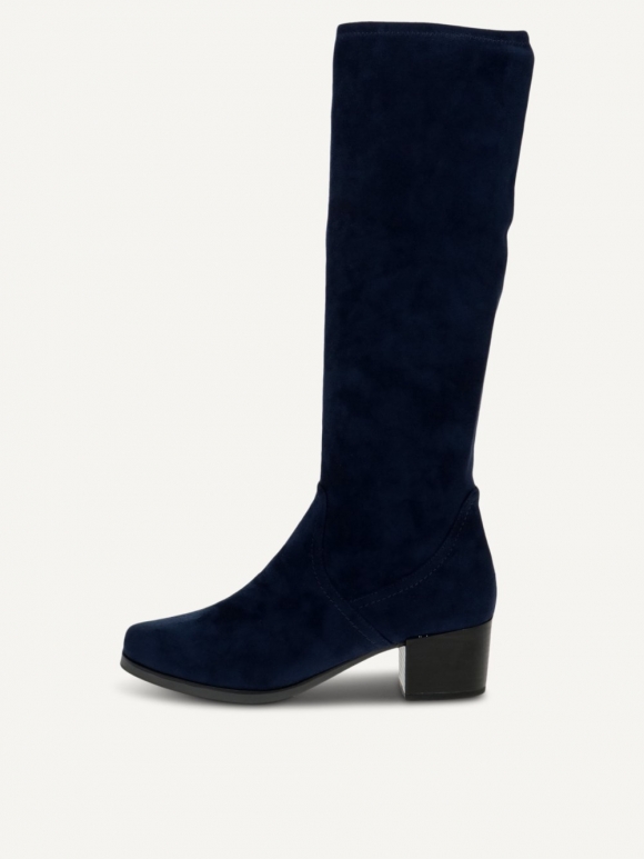 Caprice Stiefel - Marineblaues Stretchleder