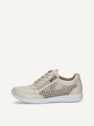 Caprice Sneaker - Creme-Perlmuttleder