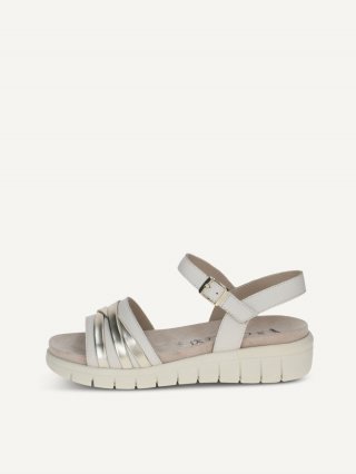 Caprice Sandale - Offwhite Kamm