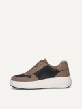 Caprice Sneaker - Taupe/Schwarz