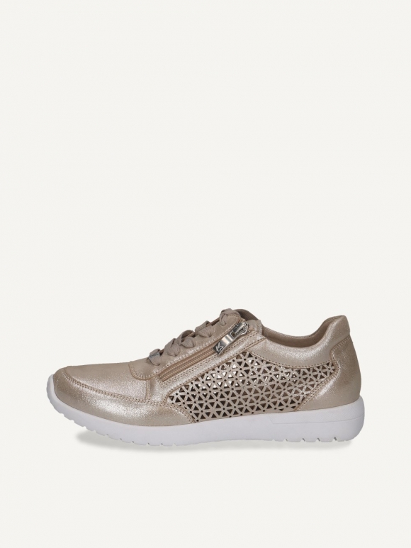 Caprice Sneaker - Taupe Metallic