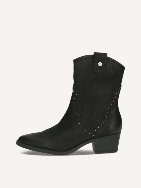 Caprice Stiefelette - Schwarzes Nubukleder