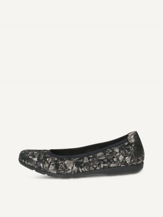 Caprice Ballerina - Schwarz/Gunmetal