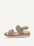 Caprice Sandale - Taupe-Wildleder