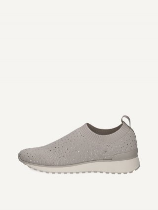 Caprice Sneaker - Hellgrauer Strick
