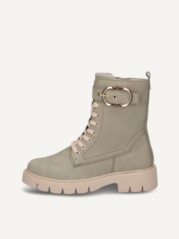 Caprice Stiefelette - Khaki-Nubukleder