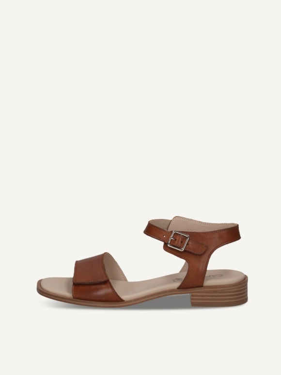 Caprice Sandalette - Cognac-Nappaleder