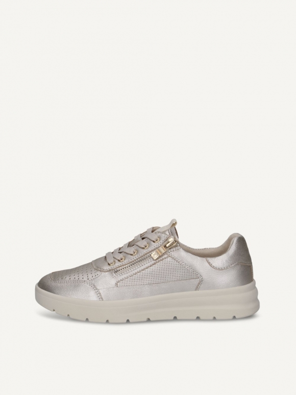 Caprice Halbschuh - Platinmetallic.