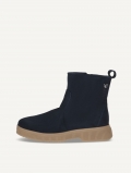 Caprice Stiefelette - Ozeanfarbenes Wildleder