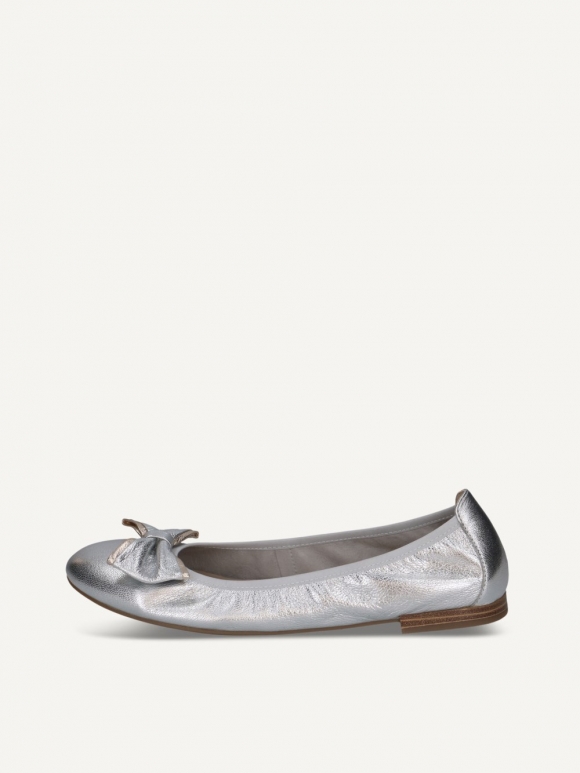 Caprice Ballerina - Silbermetallic.