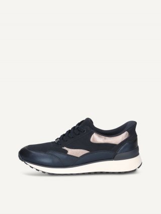 Caprice Sneaker - Marineblauer Perlmuttkamm
