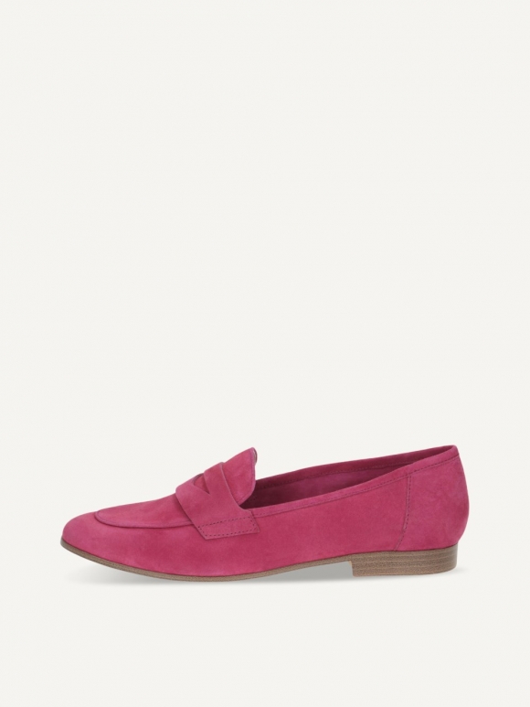 Caprice Slipper - Fuchsiafarbenes Wildleder