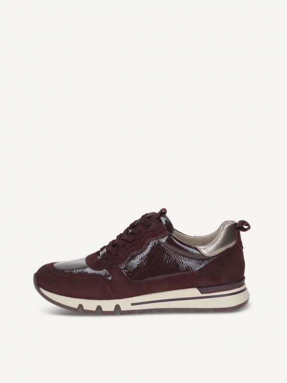 Caprice Sneaker - Bordeauxfarbener Kamm
