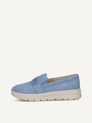 Caprice Slipper - Blaues Wildleder