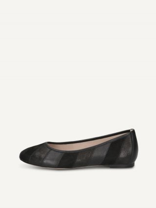 Caprice Ballerina - Schwarz-Metallic