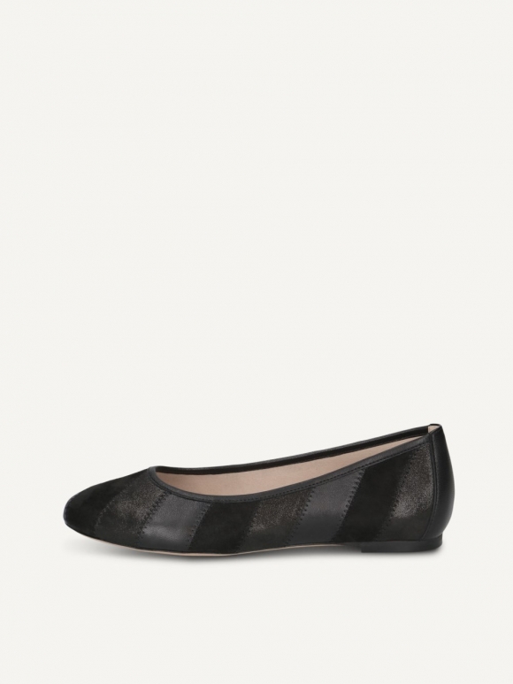 Caprice Ballerina - Schwarz-Metallic