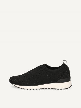 Caprice Sneaker - Schwarzer Strick