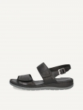Caprice Sandalette - Schwarzes Nappaleder