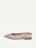 Caprice Slingpumps - Hellviolettes Perlmuttleder