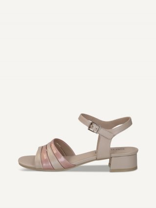 Caprice Sandalette - Beige/Rosa