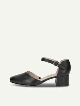 Caprice Pumps - Schwarzes Nappaleder