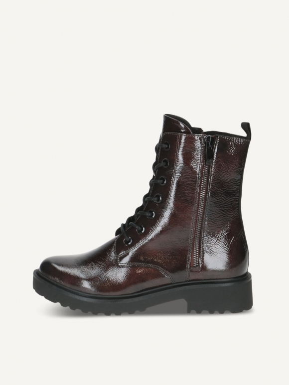 Caprice Stiefelette - Bordeauxfarbenes Nappa