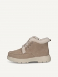 Caprice Stiefelette - Sandfarbenes Wildleder