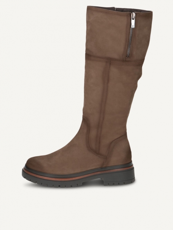 Caprice Stiefel - Taupefarbenes Nubukleder