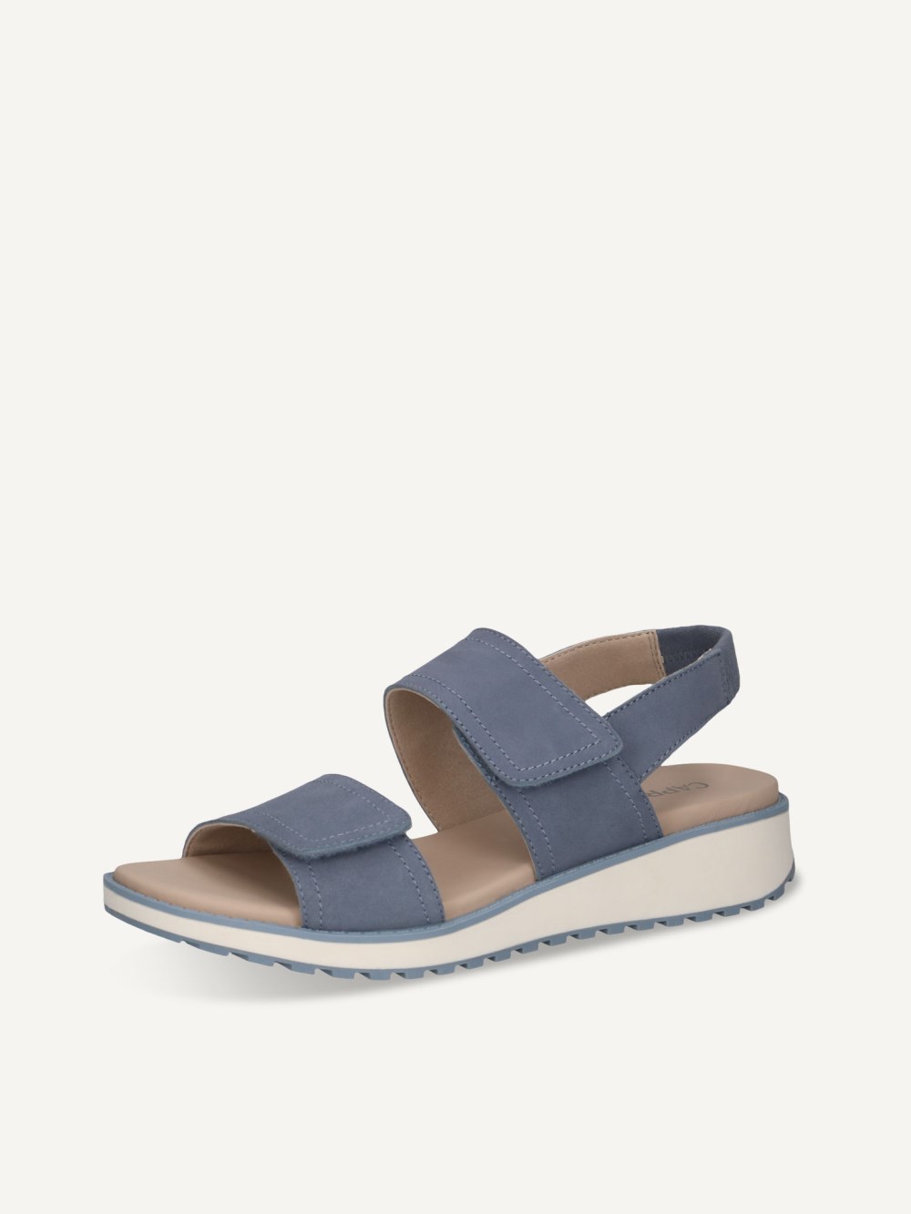 Caprice Sandale - Hellblaues Wildleder