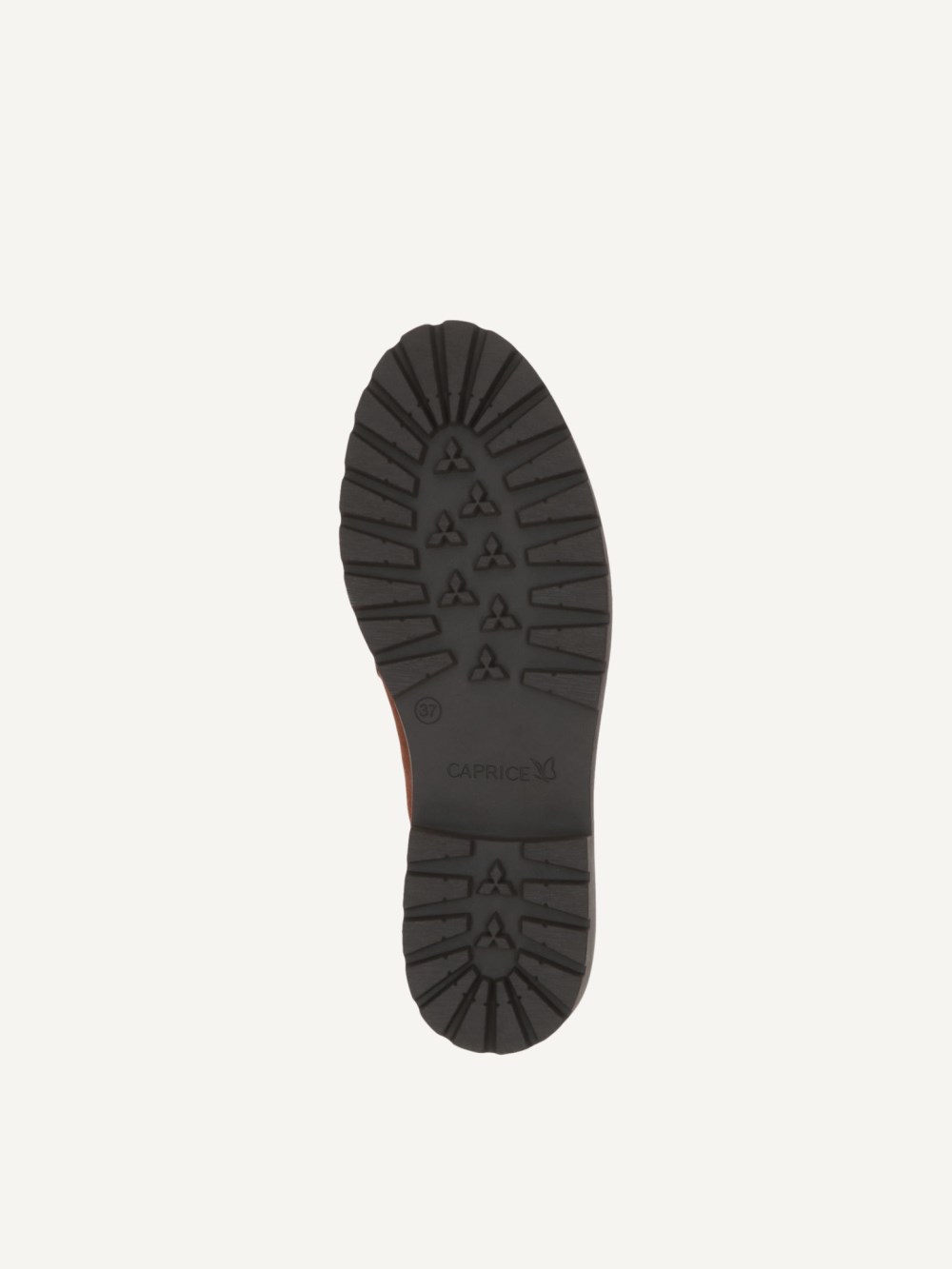 Caprice Slipper - Cognacfarbenes Wildleder