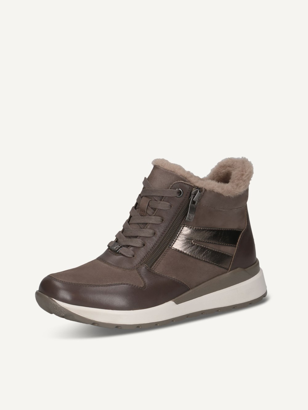 Caprice Sneaker - Taupefarbener Kamm