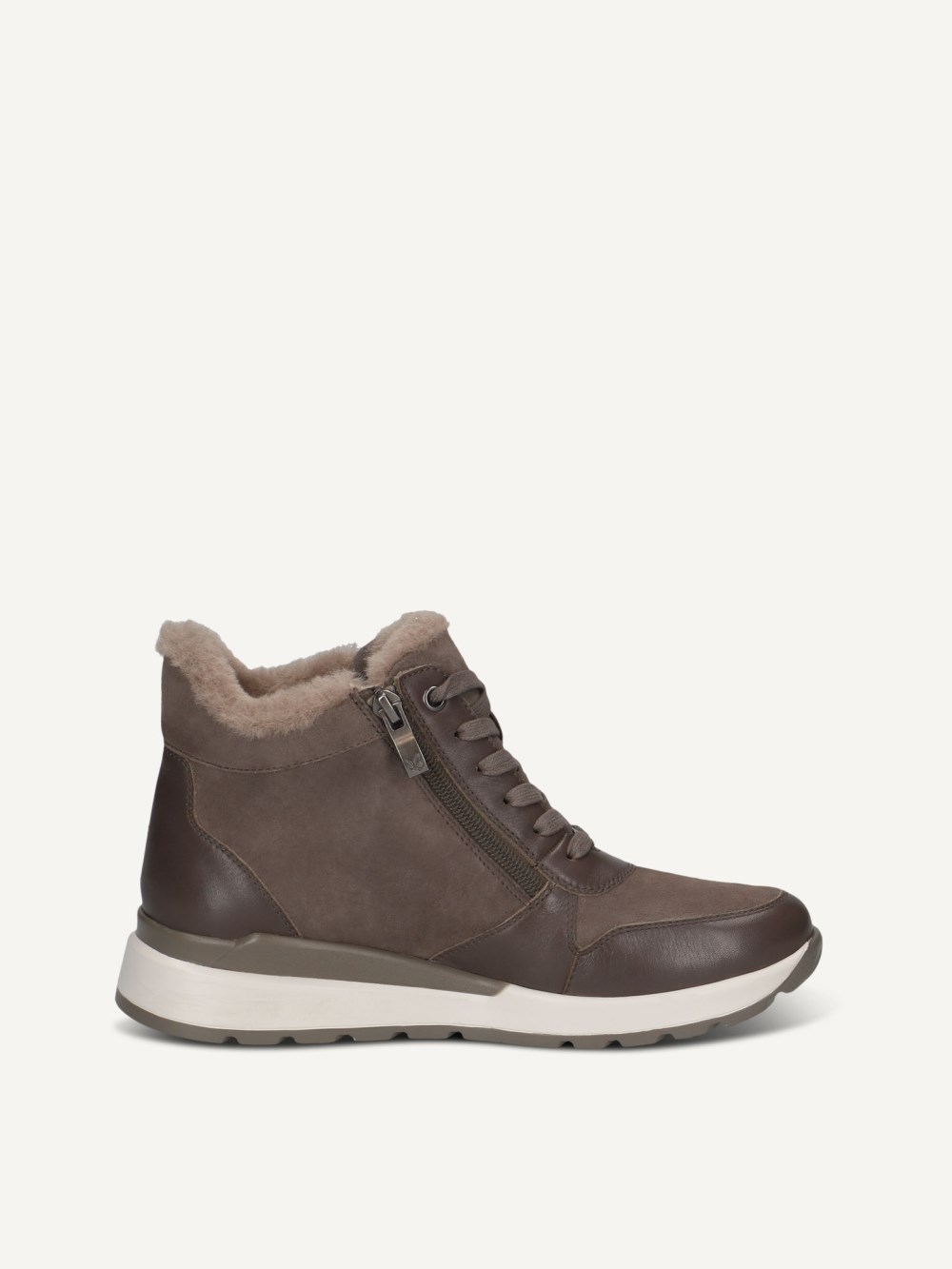 Caprice Sneaker - Taupefarbener Kamm